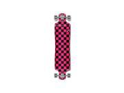 Pink Punked Lowrider Checker Longboard Complete
