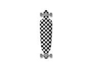 Checker Silver Punked Drop Through Checker Longboard Complete