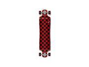 Red Punked Lowrider Checker Longboard Complete