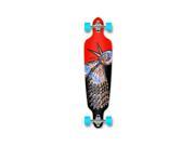 Red The Bird Series Drop Through Complete Longboard