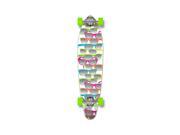 Complete Shades White Kicktail Longboard