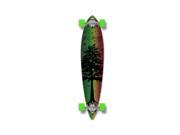 In The Pines Rasta In The Pines Pintail Complete Longboard