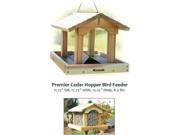 Woodlink Premier Cedar Hopper Bird Feeder