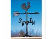 Whitehall Rooster Accent Weathervane Black 24 Inch