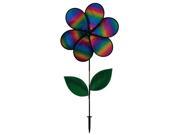 Rainbow Whirl Flower with Leaves