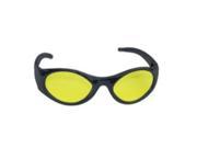 Stingers High Impact Safety Glasses Black Frames Yellow Lens