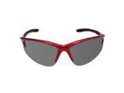 DB2 Safety Glasses with Shaded Lens and Red Frames in Poly Bag