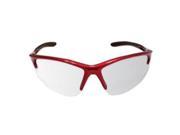 DB2 Safety Glasses with Mirror Lens and Red Frame in Polybag