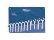 11 Piece 30 Degree Open End Service Wrench Set