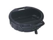 Plastic 4 1 2 Gallon Black Spill Proof Drain Pan