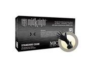 MidKnight Black Powder Free Nitrile Examination Gloves XXL