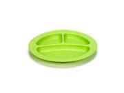 Green Eats 2 Pack Eco Friendly Divided Plates in Green