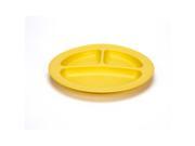 Green Eats 2 Pack Eco Friendly Divided Plates in Yellow