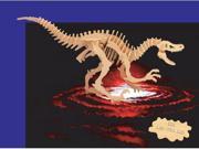 Big Velociraptor Woodcraft Construction Kit 47 pc