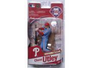 MLB Series 27 Chase Utley 2 Phillies Bronze Level Variant Light Blue Uniform Action Figure