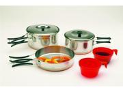 Texsport Two Person 5 Piece Stainless Steel Cook Set