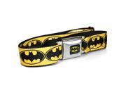 Batman Bat Signal Yellow Auto Seatbelt Buckle Strap Belt