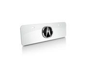 Acura 3D Logo Half size Chrome Steel License Plate