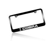 Ford Mustang Cobra Black Metal License Frame