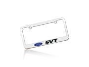 Ford SVT Chrome Metal License Plate Frame