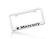 Mercury Chrome Metal License Frame