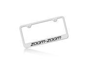 Mazda Zoom Zoom Chrome License Frame
