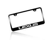 Lexus 3D Black Steel License Frame