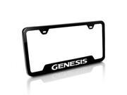 Hyundai Genesis Black Steel License Plate Frame