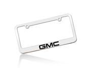 GMC Chrome Metal License Plate Frame