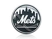MLB New York Mets Chrome Car Emblem
