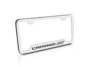 Chevrolet 2010 to 2012 Camaro SS Brushed Stainless Steel Auto License Plate Frame