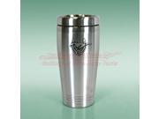 Ford Mustang 45th Anniversary Brushed Stainless Steel Tumbler