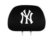 MLB New York Yankees Logo Car Seat Head Rest Covers Pair