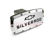 Chevrolet Silverado Engraved Billet Aluminum Tow Hitch Cover