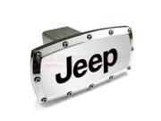 Jeep Engraved Billet Aluminum Tow Hitch Cover