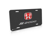 Honda S2000 Black Carbon Fiber Looking Black License Plate Honda S2000 Black Carbon Fiber Looking Black License Plate