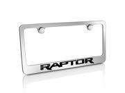 Ford Raptor Chrome Metal License Plate Frame