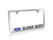 Ford Super Duty Chrome Metal License Frame