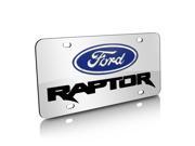 Ford F 150 Raptor Inlay on Mirror Acrylic License Plate