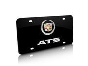 Cadillac ATS Black Stainless Steel License Plate