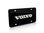 Volvo Black Metal License Plate