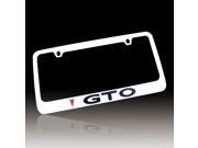 Pontiac GTO Chrome Metal License Plate Frame
