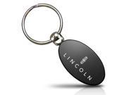 Lincoln Black Aluminum Oval Key Chain