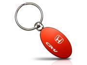 Honda CRV Red Aluminum Oval Key Chain
