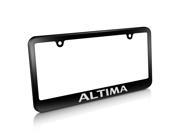 Nissan Altima Matte Black Metal License Plate Frame