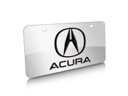 Acura Logo Chrome Metal License Plate