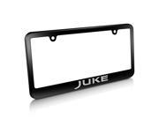 Nissan Juke Matte Black Metal License Plate Frame