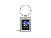 Honda CR Z Blue Logo on Mesh Grille Chrome Key Chain