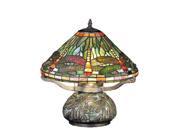 17 Inch H Mosaic Dragonfly Table Lamp Table Lamps