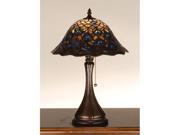 18 Inch H Tiffany Peacock Feather Accent Lamp Table Lamps